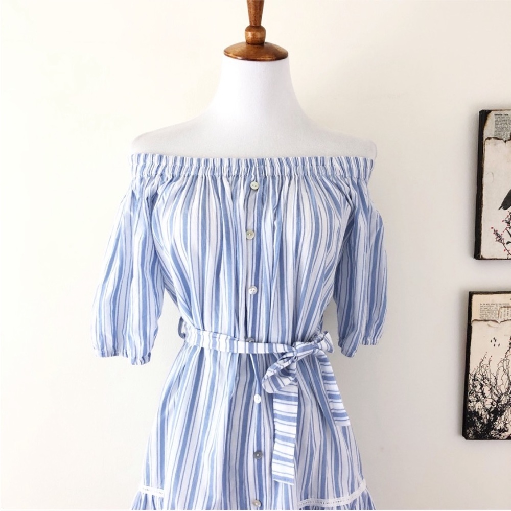 FAITHFUL The BRAND Milos Dress Palais Stripe Dress